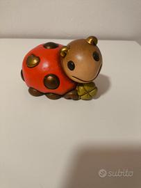 Animali Thun originale coccinella in ceramica 