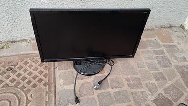 Monitor 24" e Barra di Suono Soundbar Computer USB