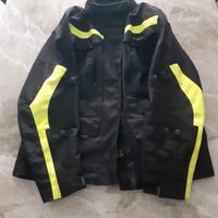 Giacca moto donna, guanti e casco