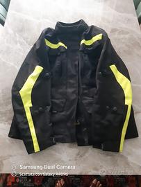 Giacca moto donna, guanti e casco