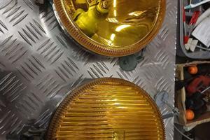 Fari rally Carello Bosch anni '70 enormi