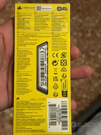 CORSAIR VENGEANCE RGB DDR5 RAM 16GB 6000mhz nuovo