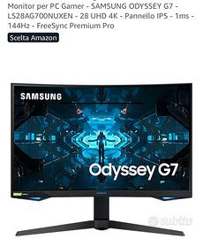 Monitor Gaming Samsung come nuovo