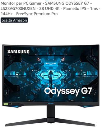Monitor Gaming Samsung  4K UHD come nuovo