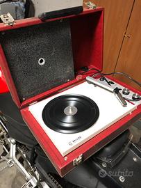 Giradischi portatile anni 40 50 come nuovo - Audio/Video In vendita a Roma