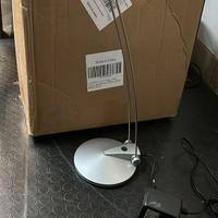 Lampada da scrivania argento