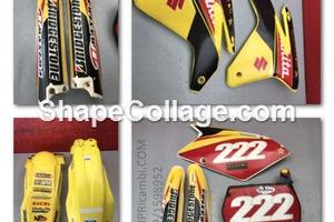 KIT PLASTICHE SUZUKI RMZ 450 2005 2007 RM-Z 2006