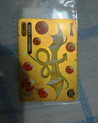 Lamincard Super Shenron Gold Dragon Ball