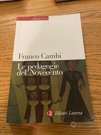 Le pedagogie del Novecento di Franco Cambi
