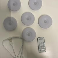 Luce led con telecomando