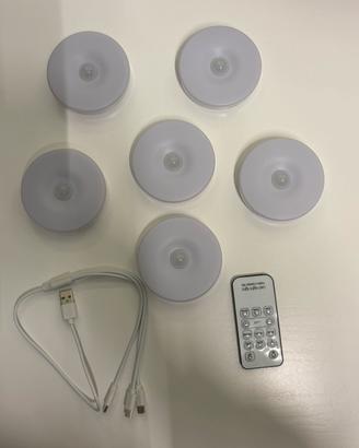 Luce led con telecomando