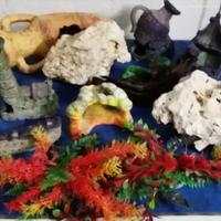 Accessori acquario in blocco o anche singoli pezzi