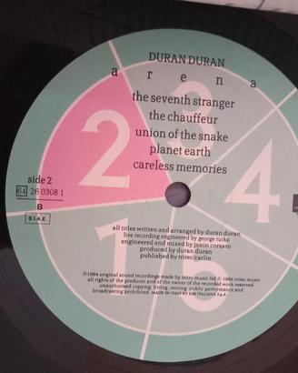 Vinile duran duran