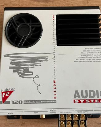 Amplificatore Audio System Twister F2 120