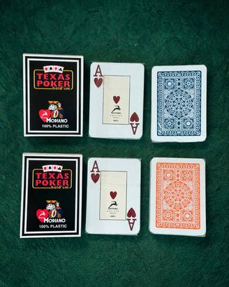 2 Mazzi Poker Pro Modiano Texas Hold'em - Sigillat