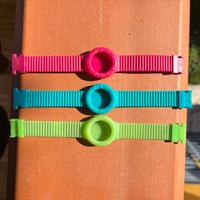 Bracciali Hip Hop originali in silicone colorato