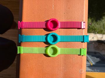 Bracciali Hip Hop originali in silicone colorato