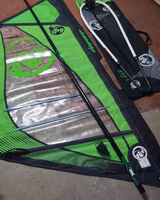 Kit windsurf RRD vela+albero+boma