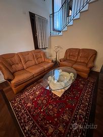 Divano pelle vintage