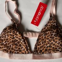 Bra reggiseno triangolo leopardato 3B