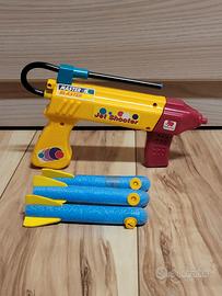 🚀 Pistola giocattolo vintage spara-missili