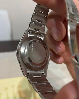 Rolex datejust 41mm quadrante argento