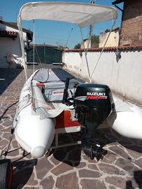 Gommone motore e carrello