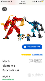 Lego 71808 - Ninjago: il fuoco di Kai