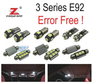KIT 21 LAMPADE LED INTERNE BMW SERIE 3 E92 COUPE M