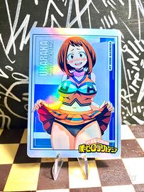 My hero academia Ochaco Uraraka sexy shiny card