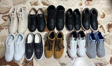 Lotto scarpe abbigliamento come nuove