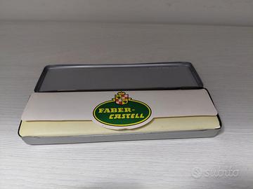 Astuccio metallo vintage faber castell 12 matite