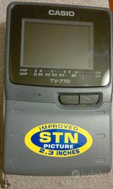 TV color portatile CASIO TV-770N analogico UHF-VHF