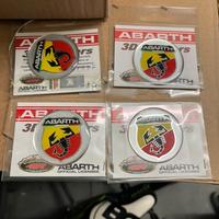 4 pezzi coprimozzo adesivo per Abarth