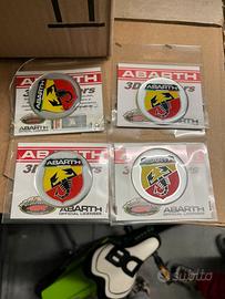 4 pezzi coprimozzo adesivo per Abarth
