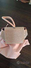 Borsa Gioiello Primadonna rosa cipria con strass 