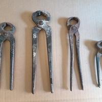 lotto 4 tenaglie antiche 