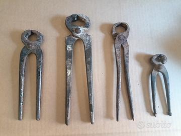 lotto 4 tenaglie antiche 