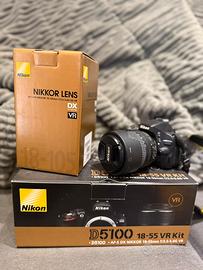 Nikon D5100+AF-S 18-105mm VR+Microfono Nikon ME-1