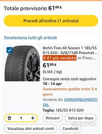 pneumatici 4 stagioni