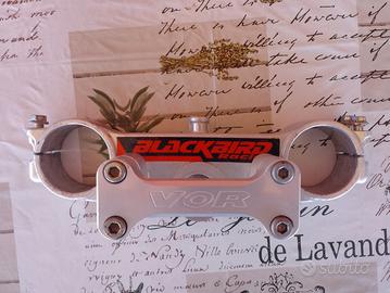 Piastra forcella superiore moto enduro/cross