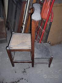 Mobili antichi di diverse tipologie