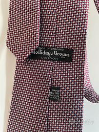 Cravatta pura seta Holliday & Brown