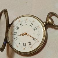 antico orologio da tasca in argento 