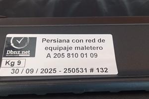 Copri bagagliaio Mercedes C220 sw 2015 (S205)