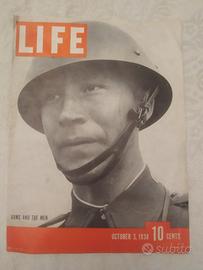 Copertina rivista Life 3 ottobre 1938 originale 