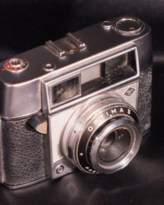 Fotocamera vintage Optima II 2 a rullino Meccanica