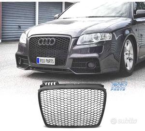 GRIGLIA AUDI A4 B7 04-07 LOOK RS NERO OPACO