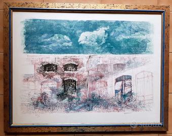 Vespignani Renzo - litografia del 1990