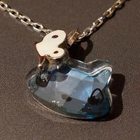 collana con ciondolo Swarovski hello Kitty 